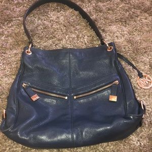 Navy blue Micheal Kors purse